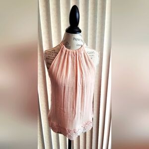 Xhilaration Blush Pink Halter Blouse